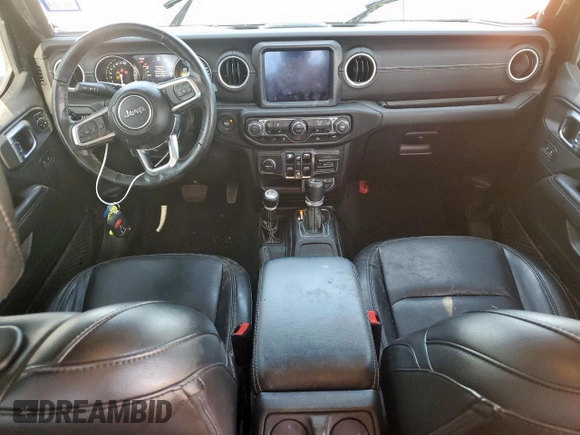 2022 Jeep Wrangler Unlimited Sahara with VIN 1C4JJXP61NW170425, listed as a Copart auction lot 60683715 with 51,847 mi miles and Salvage title. Bid and sale history available at DreamBid. Image 8.