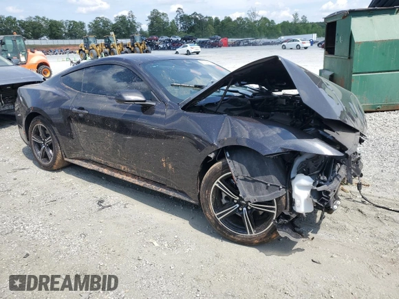 2024 Ford Mustang EcoBoost with VIN 1FA6P8TH7R5138503, listed as a Copart auction lot 55249985 with 18,714 mi miles and Salvage title. Bid and sale history available at DreamBid. Image 4.