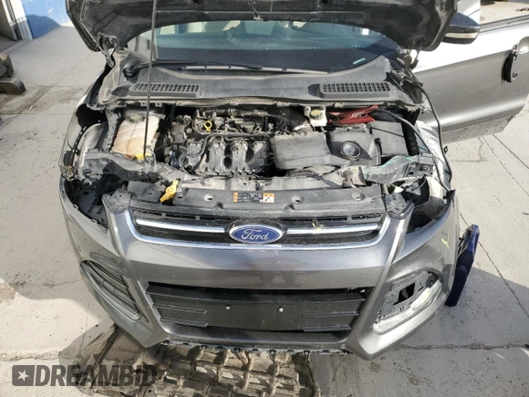 2015 Ford Escape Titanium with VIN 1FMCU9J93FUA28794, listed as a Copart auction lot 50655305 with 112,105 mi miles and Salvage title. Bid and sale history available at DreamBid. Image 12.