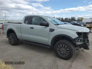 2021 Ford Ranger XL with VIN 1FTER1FH6MLD34729, listed as a Copart auction lot 53529925 with 38,831 mi miles and Salvage title. Bid and sale history available at DreamBid. Image 4.