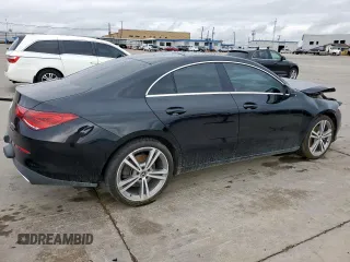 2020 Mercedes-Benz CLA 250 with VIN WDD5J4GB9LN066755, listed as a Copart auction lot 51023305 with 84,345 mi miles and Salvage Title. Bid and sale history available at DreamBid. Image 3.