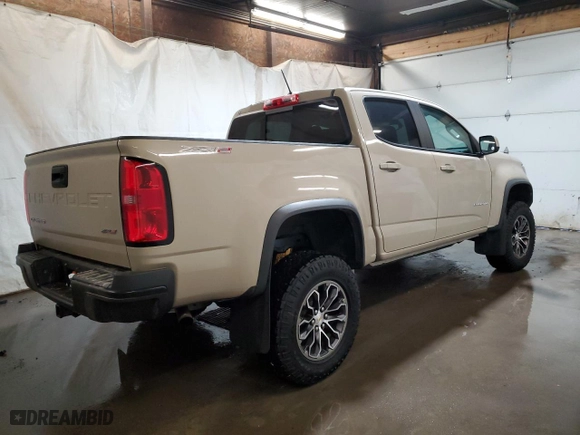 2022 Chevrolet Colorado 4WD ZR2 with VIN 1GCGTEEN9N1309054, listed as a Copart auction lot 43639635 with 12,995 mi miles and Salvage Title. Bid and sale history available at carsss.com. Image 3.
