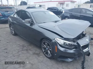 2016 BMW 2 Series M235i with VIN WBA1J7C50GV360395, listed as a IAAI auction lot 41158426 with 81,208 mi miles. Bid and sale history available at carsss.com. Image 1.