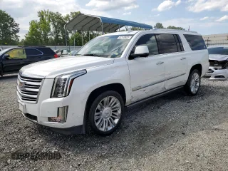 2017 Cadillac Escalade ESV Platinum z VIN 1GYS4KKJ8HR264342, wystawiony jako Copart lot #62149625 z przebiegiem 113 367 mil mil oraz Szkoda całkowita • Salvage title. Historia ofert i sprzedaży dostępna na DreamBid. Obrazek 1.