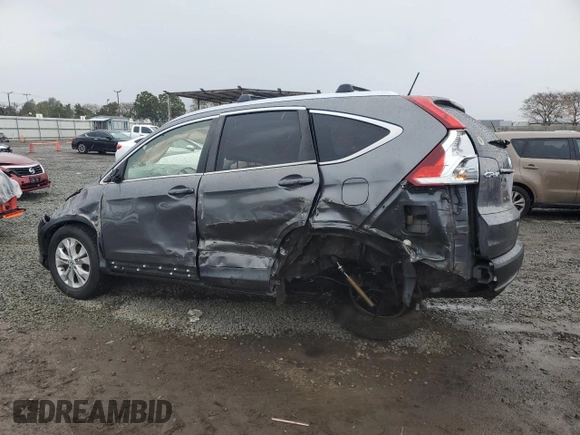 2012 Honda CR-V EX-L with VIN JHLRM4H77CC023270, listed as a Copart auction lot 47892455 with 0 mi miles and Salvage Title. Bid and sale history available at carsss.com. Image 2.