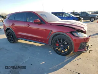 2020 Jaguar F-Pace SVR with VIN SADCZ2EE0LA631336, listed as a Copart auction lot 41931455 with 63,461 mi miles and Salvage Title. Bid and sale history available at DreamBid. Image 4.