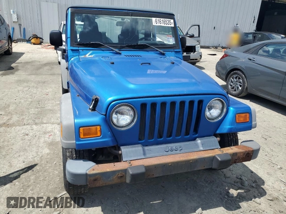 2003 Jeep Wrangler SE with VIN 1J4FA291X3P318888, listed as a Copart auction lot 61616535 with Not provided miles and Clean title. Bid and sale history available at DreamBid. Image 5.