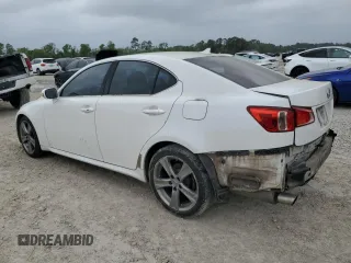 2012 Lexus IS 250 with VIN JTHBF5C28C5167519, listed as a Copart auction lot 51755455 with 265,040 mi miles and Salvage Title. Bid and sale history available at DreamBid. Image 2.