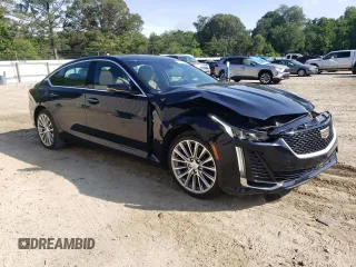 2021 Cadillac CT5 Premium Luxury with VIN 1G6DT5RW2M0111624, listed as a Copart auction lot 60633765 with 13,268 mi miles and Salvage title. Bid and sale history available at DreamBid. Image 4.