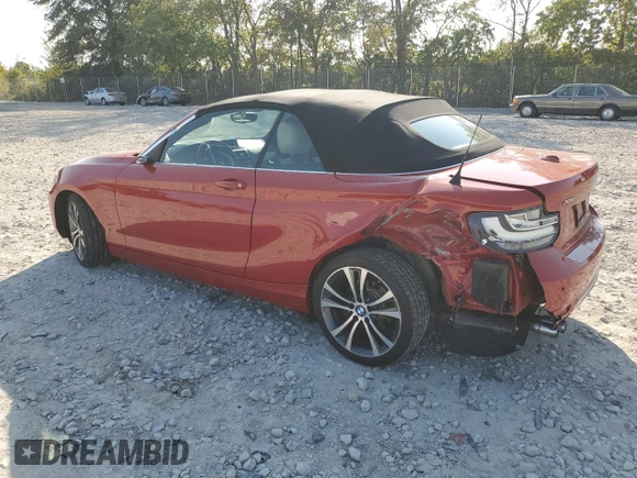 2016 BMW 2 Series 228i xDrive with VIN WBA1L9C54GV325722, listed as a Copart auction lot 71993534 with 117,467 mi miles and Salvage Title. Bid and sale history available at carsss.com. Image 2.