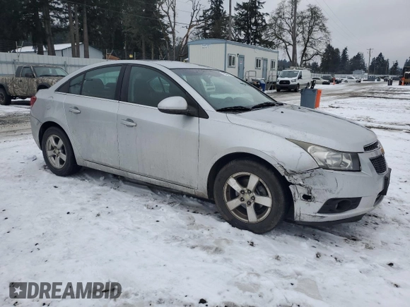 2011 Chevrolet Cruze LT w/1FL with VIN 1G1PE5S9XB7192099, listed as a Copart auction lot 45346695 with 0 mi miles and Salvage Title. Bid and sale history available at carsss.com. Image 4.