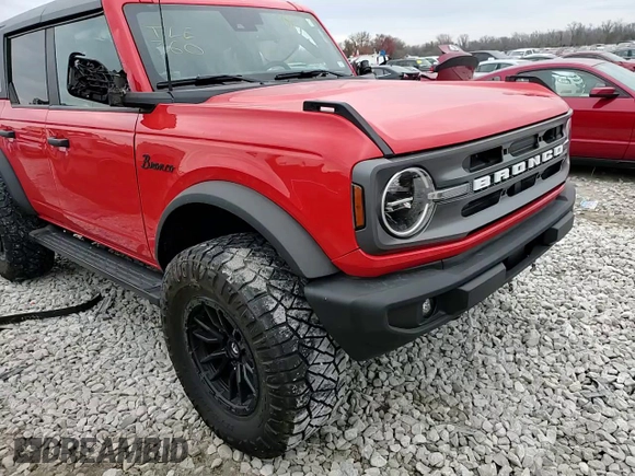 2022 Ford Bronco with VIN 1FMEE5BPXNLB09730, listed as a Copart auction lot 82258344 with 36,738 mi miles and Salvage Title. Bid and sale history available at DreamBid. Image 11.