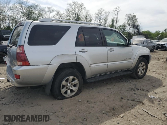 2004 Toyota 4Runner SR5 with VIN JTEBU14R148021227, listed as a Copart auction lot 53701495 with 309,122 mi miles and Salvage Title. Bid and sale history available at DreamBid. Image 3.