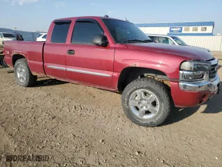 2004 GMC Sierra 1500 SLT with VIN 2GTEK19TX41147066, listed as a Copart auction lot 49426025 with 248,978 mi miles and Salvage Title. Bid and sale history available at carsss.com. Image 4.