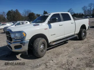 2021 Ram 2500 Big Horn with VIN 3C6UR5DJ4MG653463, listed as a Copart auction lot 45666955 with 101,134 mi miles and Salvage Title. Bid and sale history available at carsss.com. Image 1.