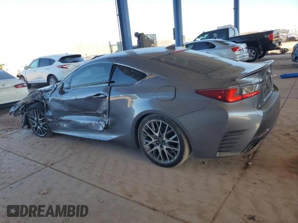 2017 Lexus RC with VIN JTHHE5BC6H5016032, listed as a Copart auction lot 87004464 with 50,032 mi miles and Salvage Title. Bid and sale history available at carsss.com. Image 2.