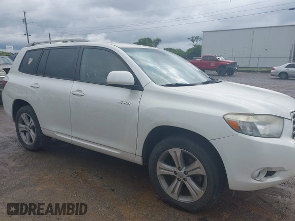 2008 Toyota Highlander Sport with VIN JTEES43A282045979, listed as a IAAI auction lot 42387412 with 254,041 mi miles and . Bid and sale history available at DreamBid. Image 13.