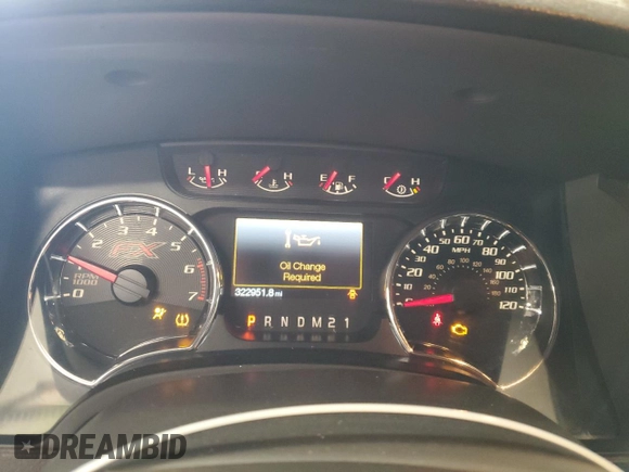 2014 Ford F-150 XL with VIN 1FTFX1ETXEFA46521, listed as a Copart auction lot 50233055 with 322,951 mi miles and Salvage Title. Bid and sale history available at carsss.com. Image 9.