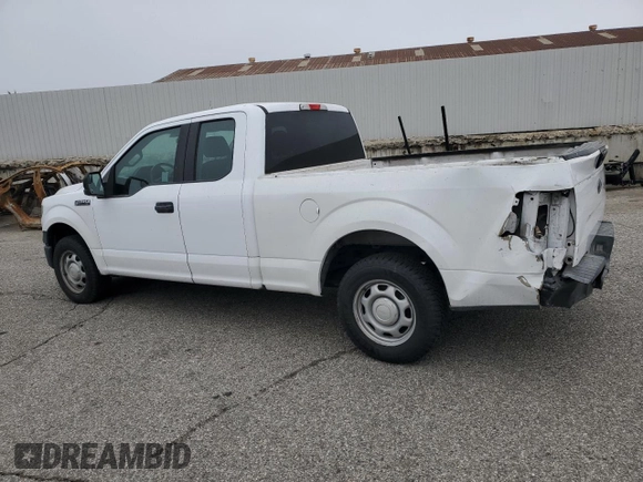 2015 Ford F-150 XL with VIN 1FTEX1CP7FKF05837, listed as a Copart auction lot 53962445 with 187,581 mi miles and Salvage title. Bid and sale history available at DreamBid. Image 2.