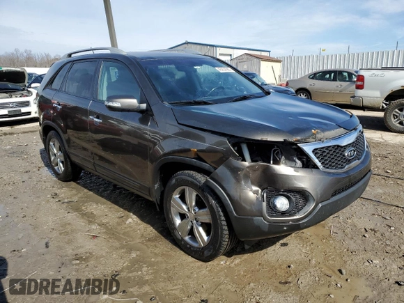 2012 Kia Sorento EX with VIN 5XYKU4A2XCG303662, listed as a Copart auction lot 45933985 with 175,911 mi miles and Non Repairable. Bid and sale history available at carsss.com. Image 4.