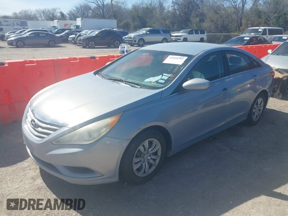 2012 Hyundai Sonata GLS with VIN 5NPEB4AC6CH331656, listed as a IAAI auction lot 41818783 with 179,604 mi miles. Bid and sale history available at carsss.com. Image 2.