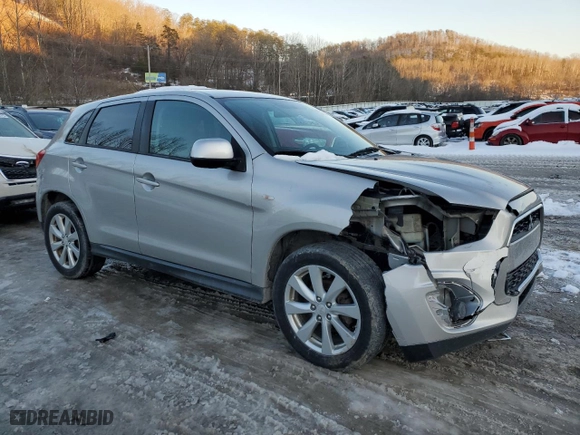 2015 Mitsubishi Outlander Sport ES with VIN 4A4AR3AU9FE061624, listed as a Copart auction lot 41739825 with 169,221 mi miles and Salvage Title. Bid and sale history available at carsss.com. Image 4.