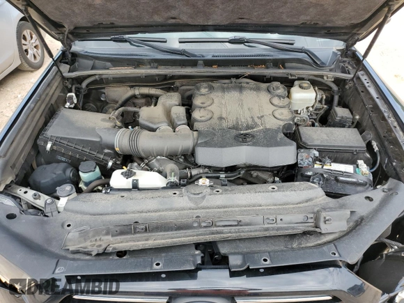 2020 Toyota 4Runner SR5 with VIN JTEBU5JR6L5753722, listed as a Copart auction lot 58841615 with 90,985 mi miles and Salvage title. Bid and sale history available at DreamBid. Image 12.