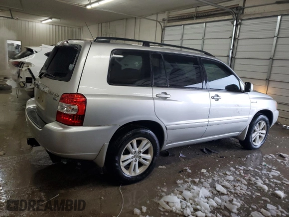 2007 Toyota Highlander Hybrid with VIN JTEGW21A870017652, listed as a Copart auction lot 88130655 with 132,181 mi miles and Salvage Title. Bid and sale history available at carsss.com. Image 3.