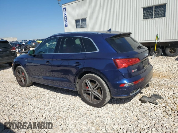 2018 Audi SQ5 Premium Plus with VIN WA1A4AFY2J2117350, listed as a Copart auction lot 48112954 with 70,119 mi miles and . Bid and sale history available at DreamBid. Image 2.