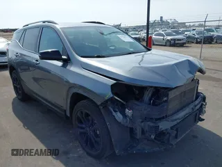 2021 GMC Terrain SLT with VIN 3GKALVEV8ML365374, listed as a IAAI auction lot 41780272 with 97,660 mi miles and . Bid and sale history available at carsss.com. Image 1.