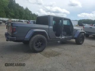 2021 Jeep Gladiator Willys with VIN 1C6HJTAG7ML572661, listed as a Copart auction lot 61172665 with 54,317 mi miles and Salvage title. Bid and sale history available at DreamBid. Image 3.