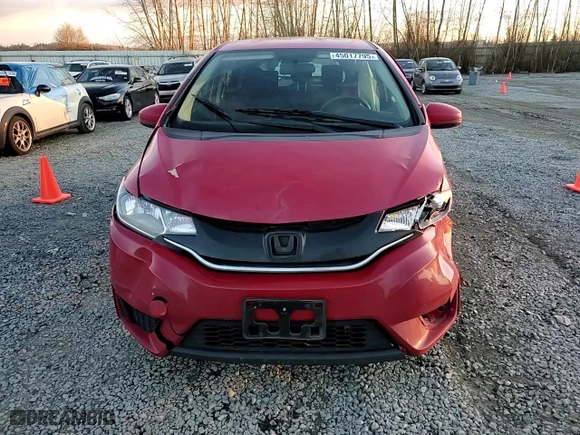 2017 Honda Fit LX with VIN JHMGK5H52HS004278, listed as a Copart auction lot 48556935 with 57,408 mi miles and Salvage Title. Bid and sale history available at carsss.com. Image 11.