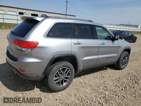 2017 Jeep Grand Cherokee Limited with VIN 1C4RJFBG3HC958495, listed as a Copart auction lot 55415785 with 168,387 mi miles and Salvage title. Bid and sale history available at DreamBid. Image 3.