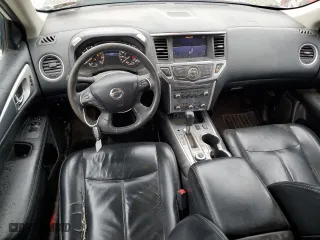 2017 Nissan Pathfinder S with VIN 5N1DR2MM1HC674583, listed as a Copart auction lot 51873795 with 128,539 mi miles and Clean Title. Bid and sale history available at carsss.com. Image 8.