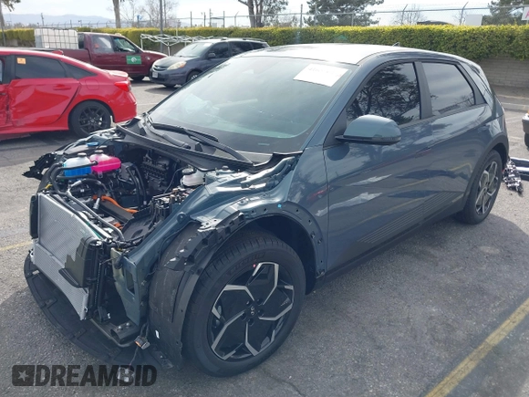 2024 Hyundai Ioniq 5 SE z VIN KM8KM4DE3RU335734, wystawiony jako IAAI lot #41657647 z przebiegiem 445 mil mil oraz . Historia ofert i sprzedaży dostępna na DreamBid. Obrazek 23.