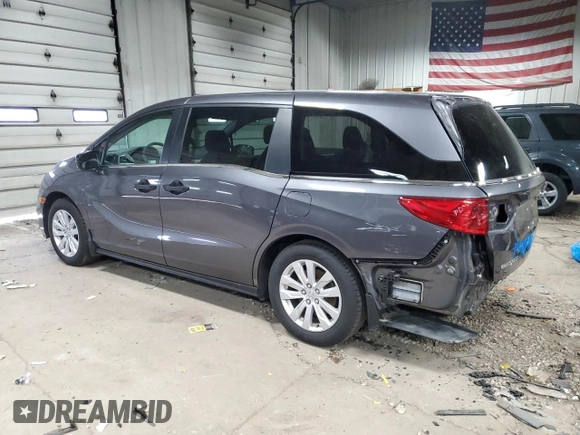 2019 Honda Odyssey LX with VIN 5FNRL6H24KB101473, listed as a Copart auction lot 51894325 with 66,285 mi miles and Salvage Title. Bid and sale history available at DreamBid. Image 2.