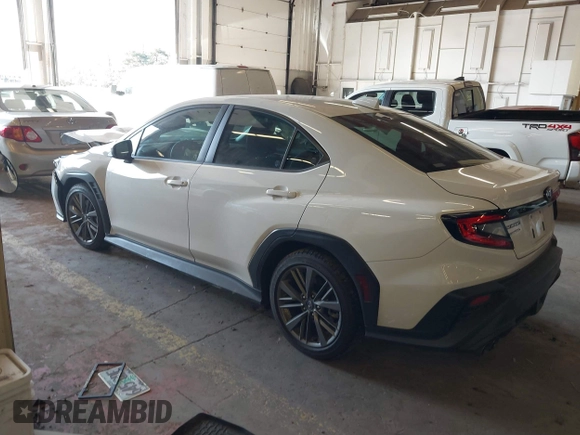 2024 Subaru WRX with VIN JF1VBAB68R9808697, listed as a IAAI auction lot 41753428 with 5,054 mi miles and . Bid and sale history available at DreamBid. Image 3.