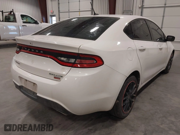 2013 Dodge Dart SXT with VIN 1C3CDFBH8DD261287, listed as a IAAI auction lot 41967345 with 138,839 mi miles. Bid and sale history available at carsss.com. Image 4.