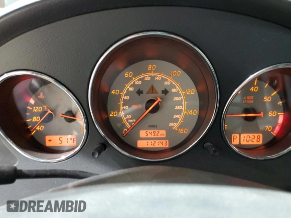 2003 Mercedes-Benz SLK 320 with VIN WDBKK65F23F277574, listed as a Copart auction lot 82523004 with 112,143 mi miles and Clean title. Bid and sale history available at DreamBid. Image 9.