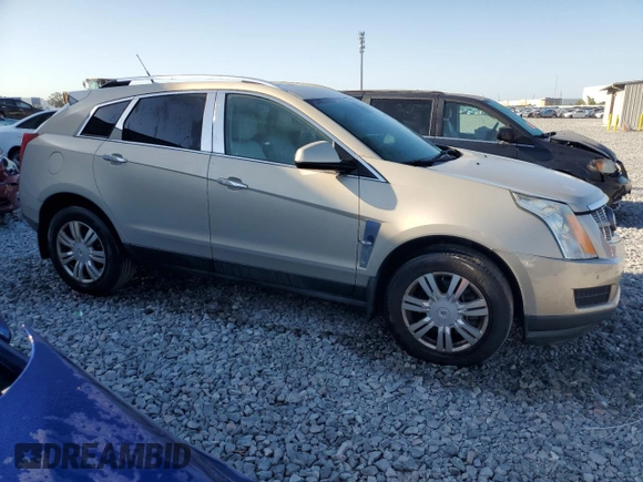 2011 Cadillac SRX Luxury Collection with VIN 3GYFNAEY7BS643788, listed as a Copart auction lot 53681435 with 106,015 mi miles and Salvage Title. Bid and sale history available at carsss.com. Image 4.