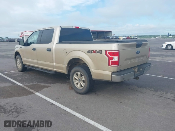 2018 Ford F-150 XL with VIN 1FTFW1EG2JKE19350, listed as a IAAI auction lot 42638640 with 145,595 mi miles and . Bid and sale history available at DreamBid. Image 3.