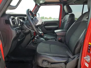 2021 Jeep Wrangler Unlimited Sport S with VIN 1C4HJXDN6MW685705, listed as a Copart auction lot 65996845 with 53,859 mi miles and Non repairable. Bid and sale history available at DreamBid. Image 7.