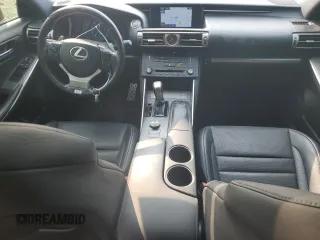 2016 Lexus IS 350 with VIN JTHCE1D2XG5010837, listed as a Copart auction lot 58997715 with 89,345 mi miles and Salvage title. Bid and sale history available at DreamBid. Image 8.