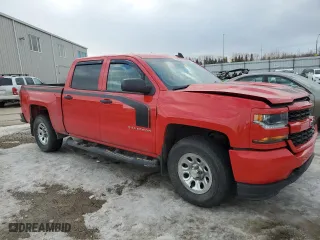 2018 Chevrolet Silverado 1500 Custom with VIN 3GCUKPEC8JG159160, listed as a Copart auction lot 47082895 with 0 mi miles and Salvage Title. Bid and sale history available at carsss.com. Image 4.