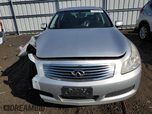 2008 Infiniti G35 x with VIN JNKBV61F88M252565, listed as a Copart auction lot 77271614 with 211,387 mi miles and Salvage Title. Bid and sale history available at DreamBid. Image 5.