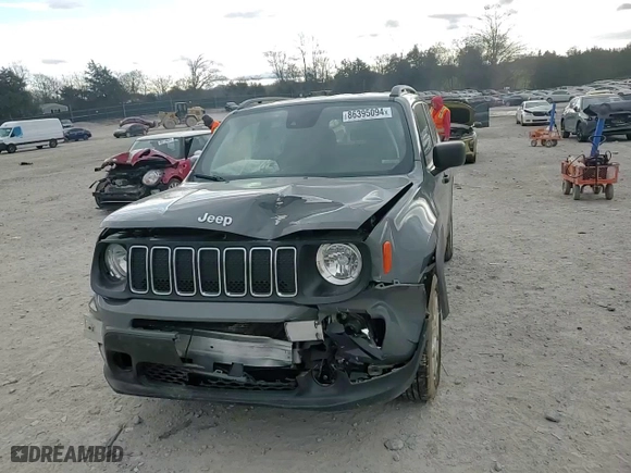 2021 Jeep Renegade Upland Edition with VIN ZACNJDABXMPN11609, listed as a Copart auction lot 86395094 with 58,043 mi miles and Salvage Title. Bid and sale history available at carsss.com. Image 11.