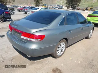 2006 Hyundai Azera SE with VIN KMHFC46F76A100535, listed as a IAAI auction lot 41969960 with 91,131 mi miles and . Bid and sale history available at DreamBid. Image 4.