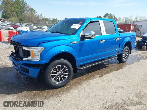 2019 Ford F-150 XL with VIN 1FTEW1EP0KFD47831, listed as a IAAI auction lot 41887760 with 106,495 mi miles and . Bid and sale history available at DreamBid. Image 2.