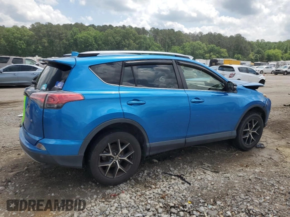 2017 Toyota RAV4 SE with VIN JTMNFREV3HJ713980, listed as a Copart auction lot 54337395 with 176,399 mi miles and Salvage title. Bid and sale history available at DreamBid. Image 3.