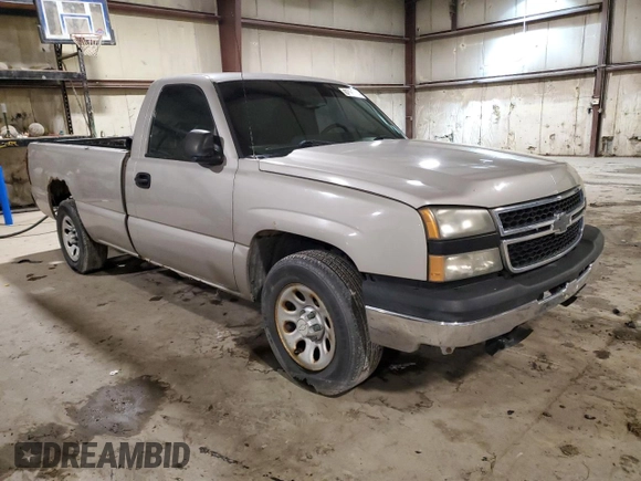 2006 Chevrolet Silverado 1500 Work Truck with VIN 1GCEC14V06E193092, listed as a Copart auction lot 87185724 with 95,040 mi miles and Clean Title. Bid and sale history available at carsss.com. Image 4.